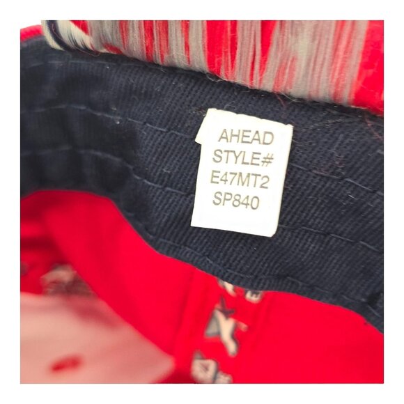 Disney Mickey Mouse Golf Red Baseball Cap Ahead Extreme Fit Red - Picture 8 of 12